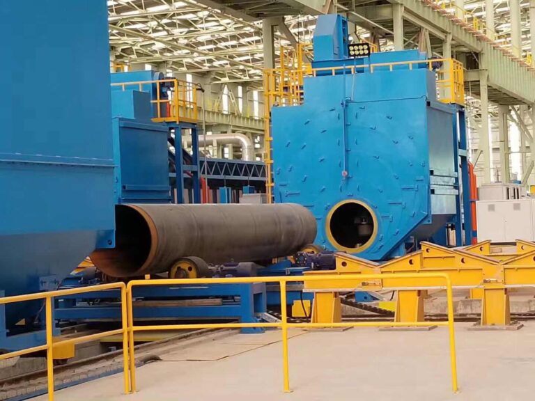 QGW Series Shot Blasting Machine for Outer Surface of Steel Pipes